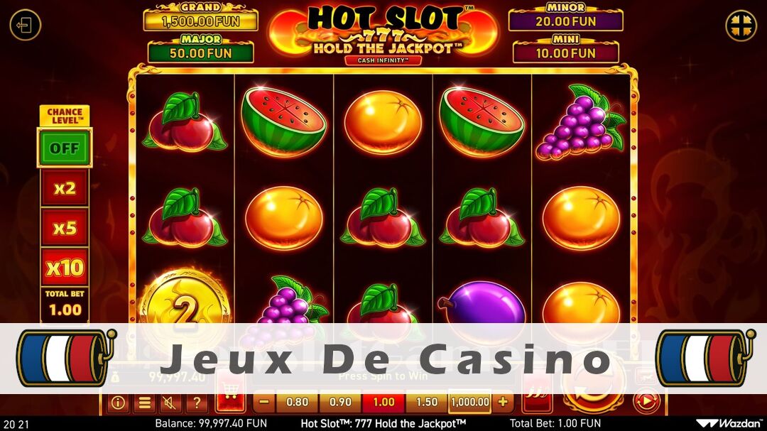 Démo de la machine à sous Hot Slot 777 Hold the Jackpot Slot