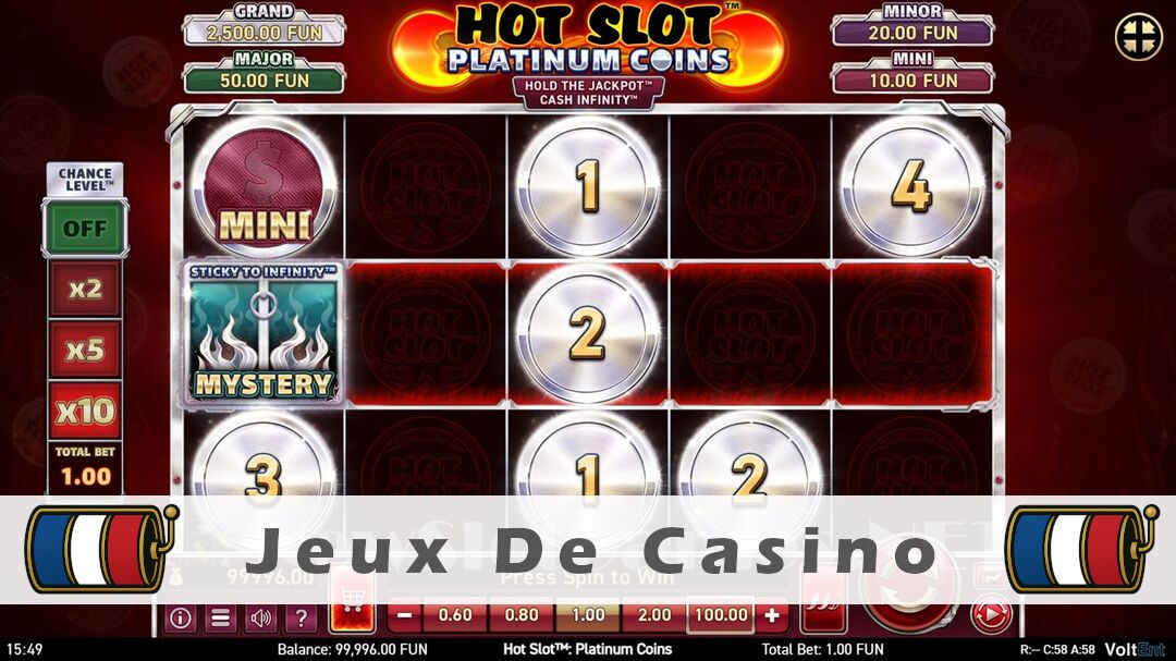 Démo de la machine à sous Hot Slot Platinum Coins Slot