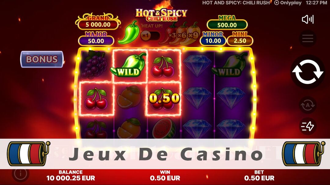 Démo de la machine à sous Hot & Spicy Chili Rush Slot
