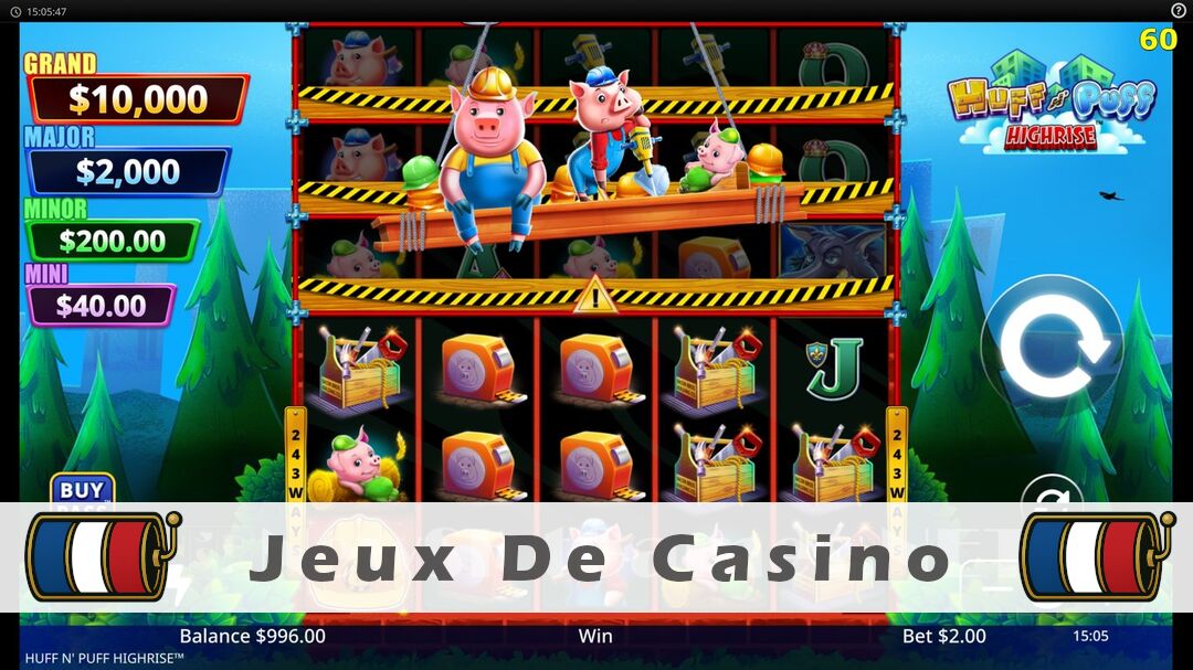 Démo de la machine à sous Huff N Puff Highrise Slot
