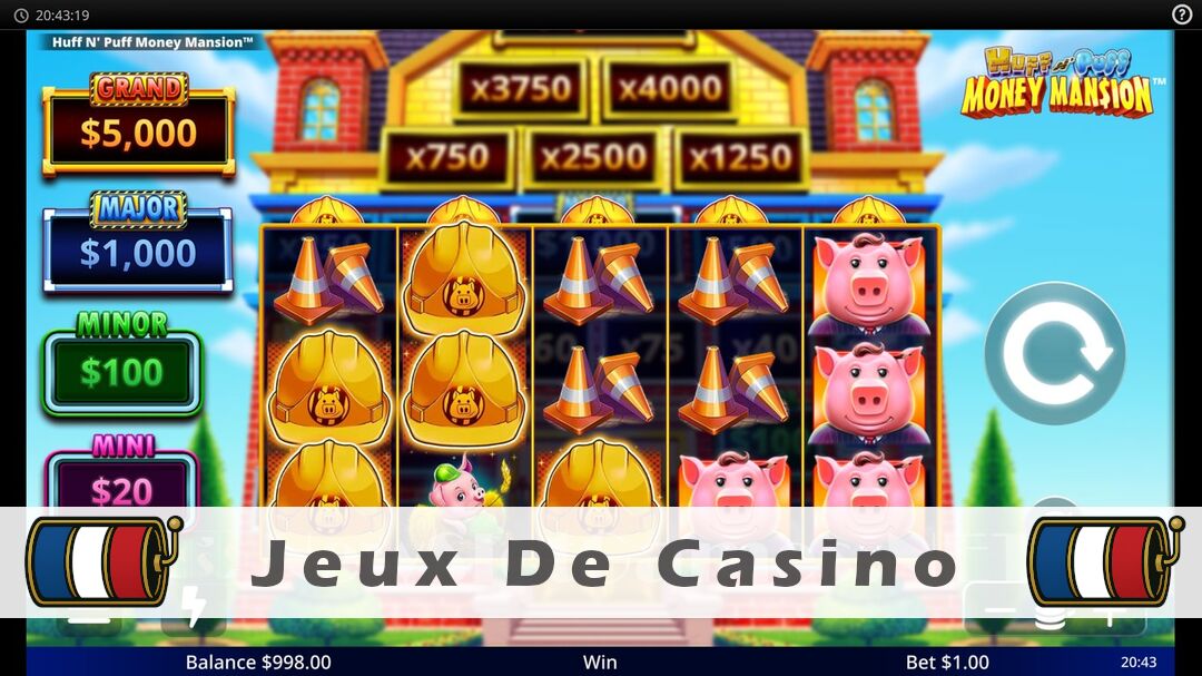 Démo de la machine à sous Huff N Puff Money Mansion Slot