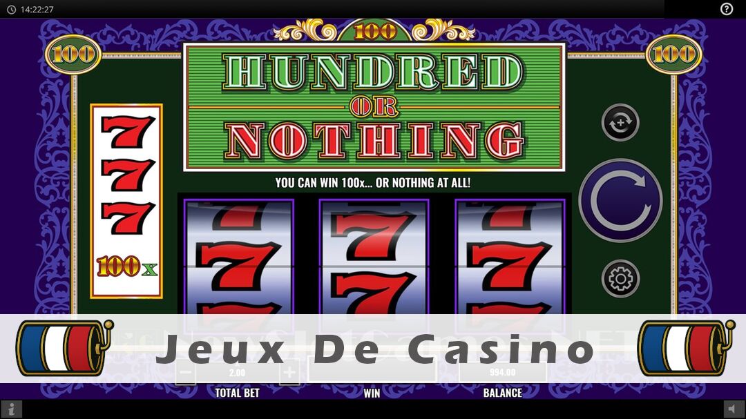 Démo de la machine à sous Hundred or Nothing Slot