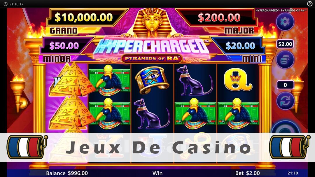 Démo de la machine à sous Hypercharged Pyramids of Ra Slot