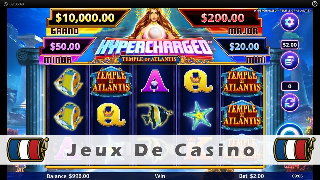 Démo de la machine à sous Hypercharged Temple of Atlantis Slot