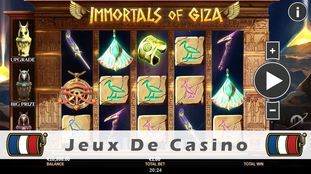 Démo de la machine à sous Immortals of Giza Slot