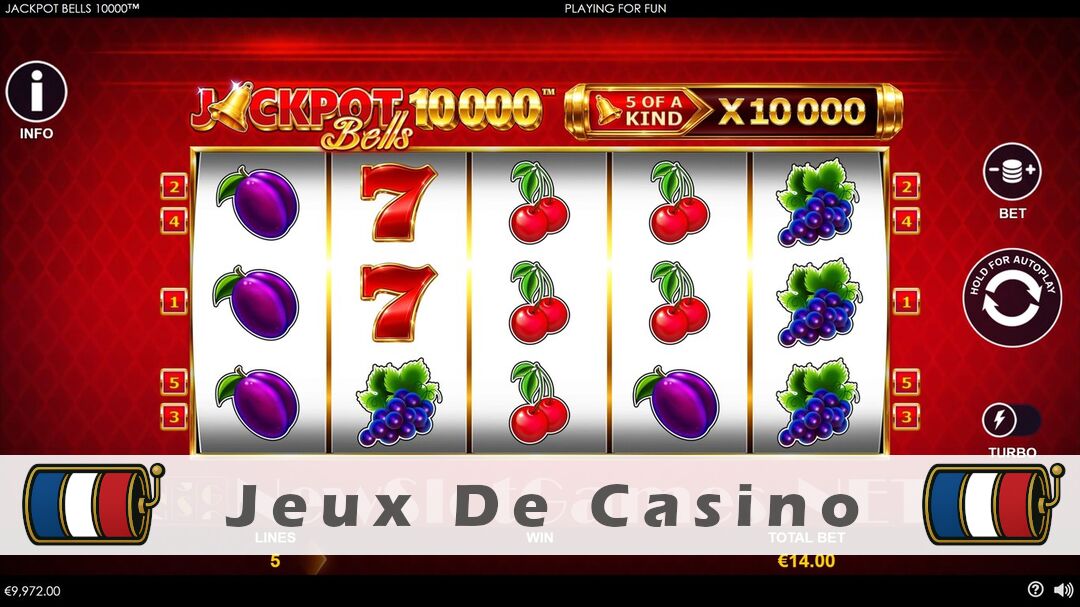 Démo de la machine à sous Jackpot Bells 10000 Slot