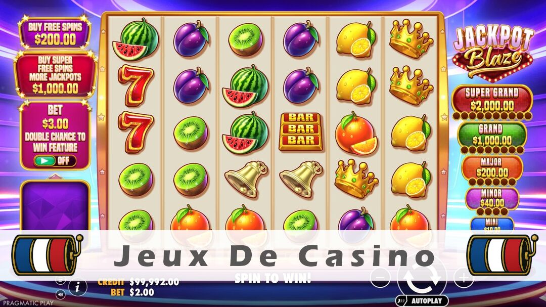 Démo de la machine à sous Jackpot Blaze Slot