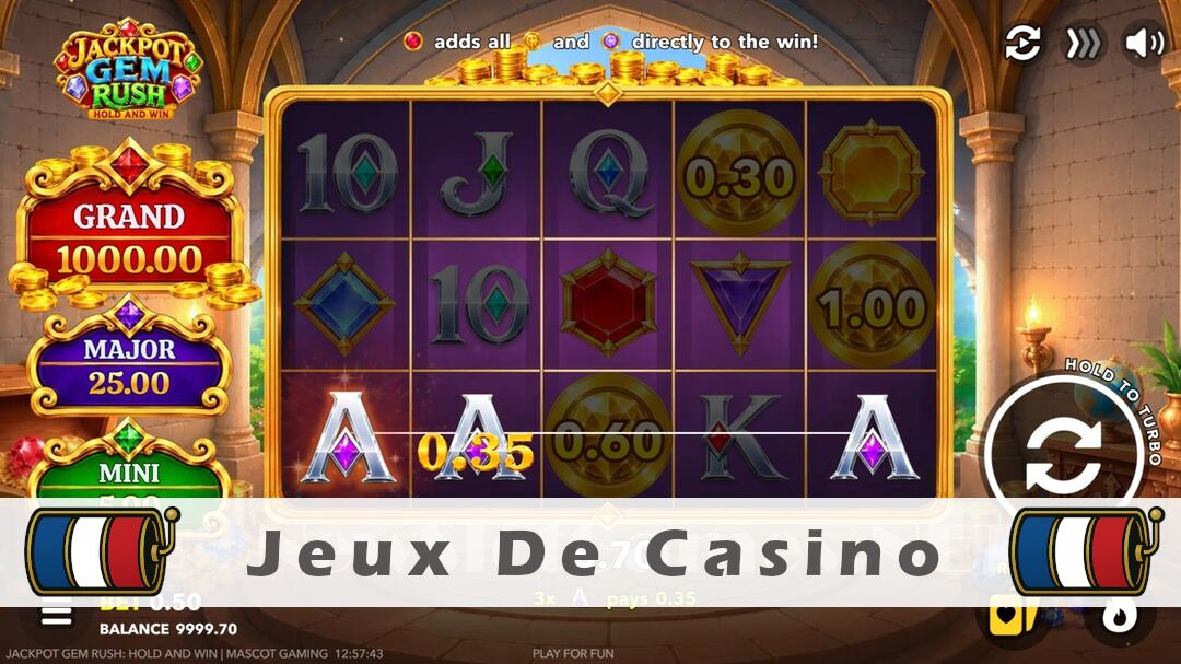 Démo de la machine à sous Jackpot Gem Rush Slot