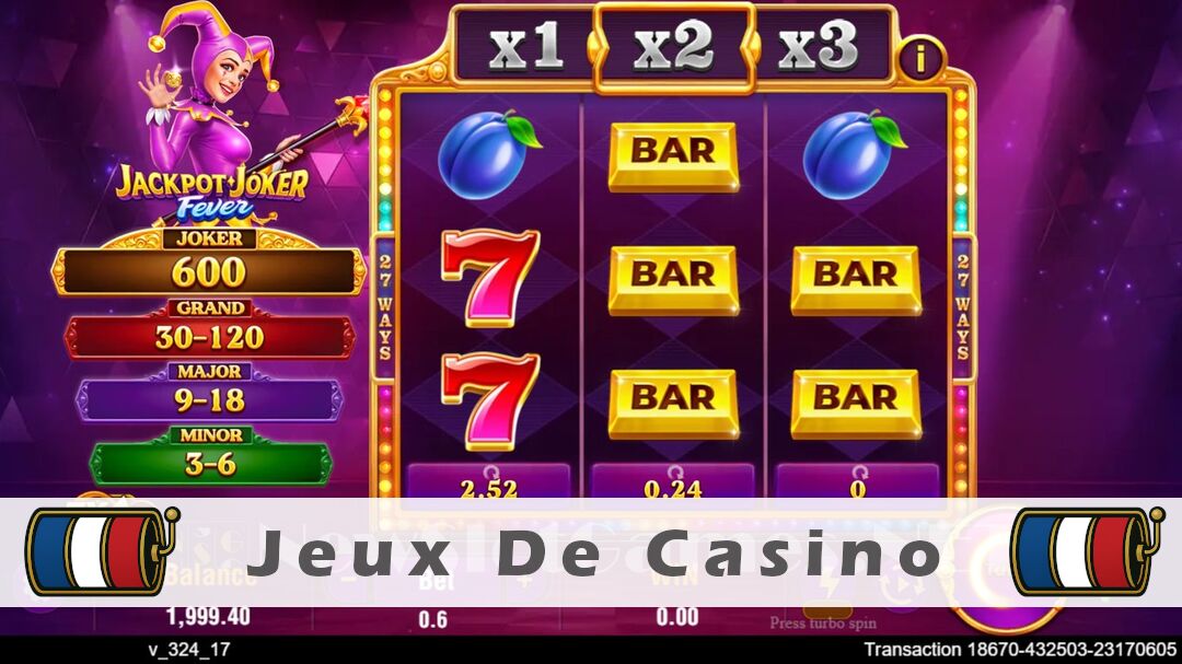 Démo de la machine à sous Jackpot Joker Fever Slot