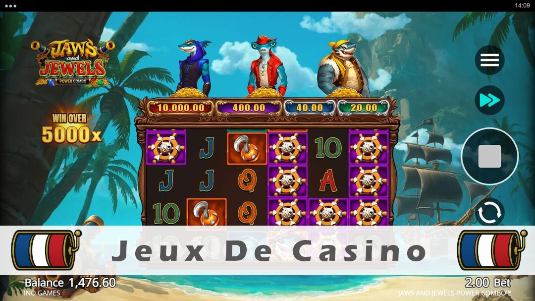 Démo de la machine à sous Jaws and Jewels Power Combo Slot