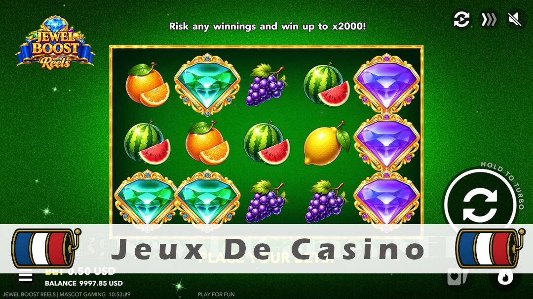 Démo de la machine à sous Jewel Boost Reels Slot