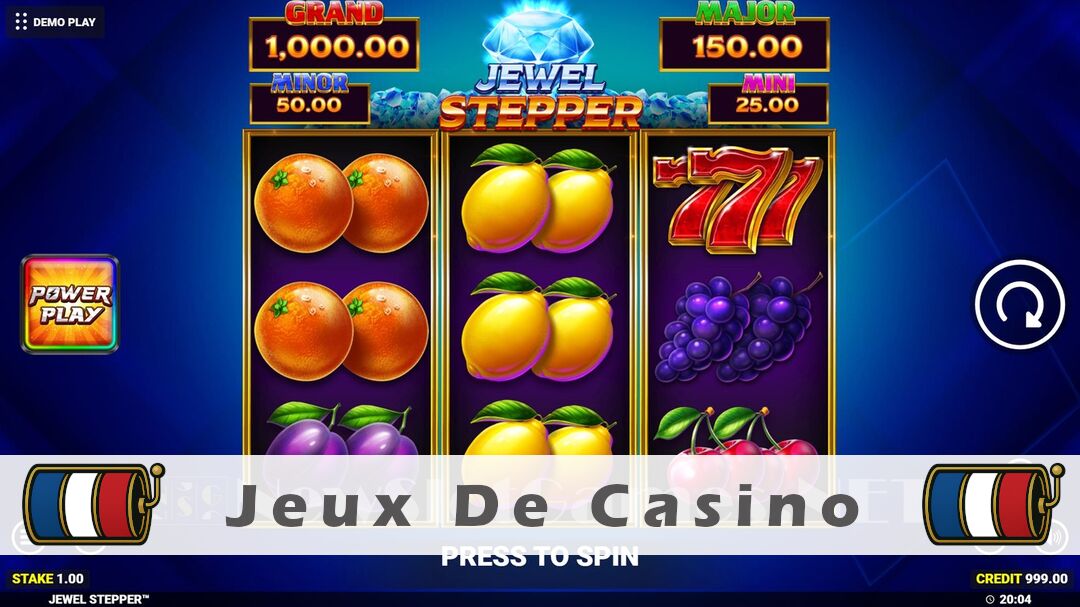 Démo de la machine à sous Jewel Stepper Slot