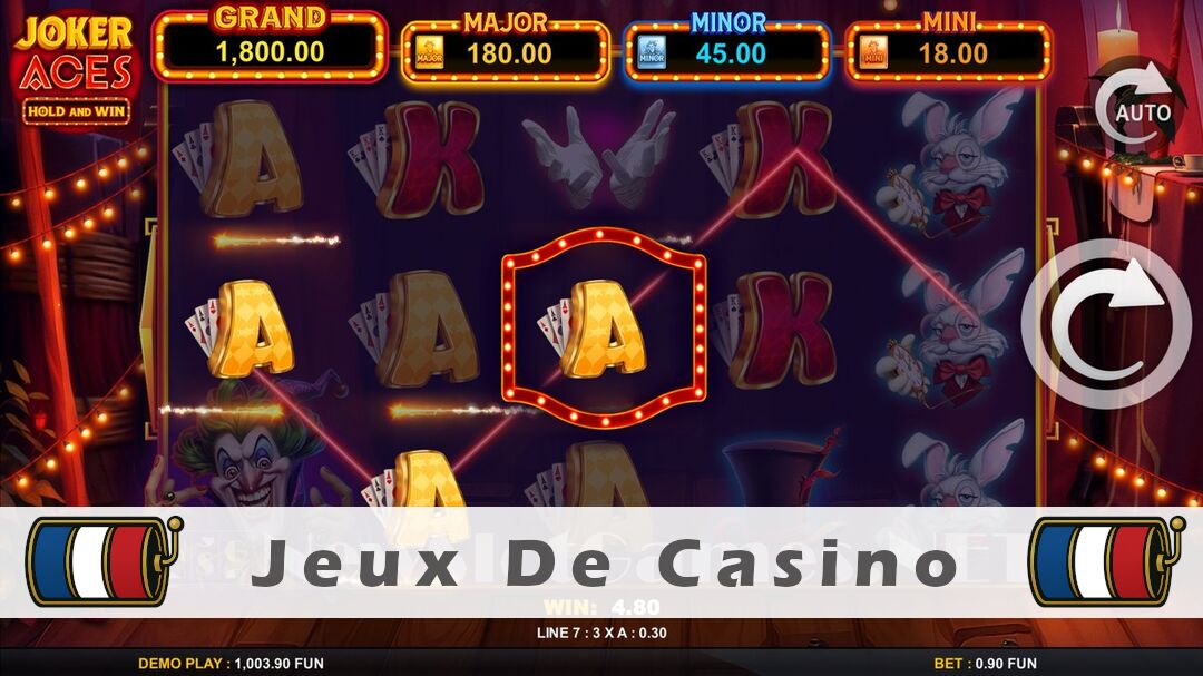 Démo de la machine à sous Joker Aces Hold & Win Slot