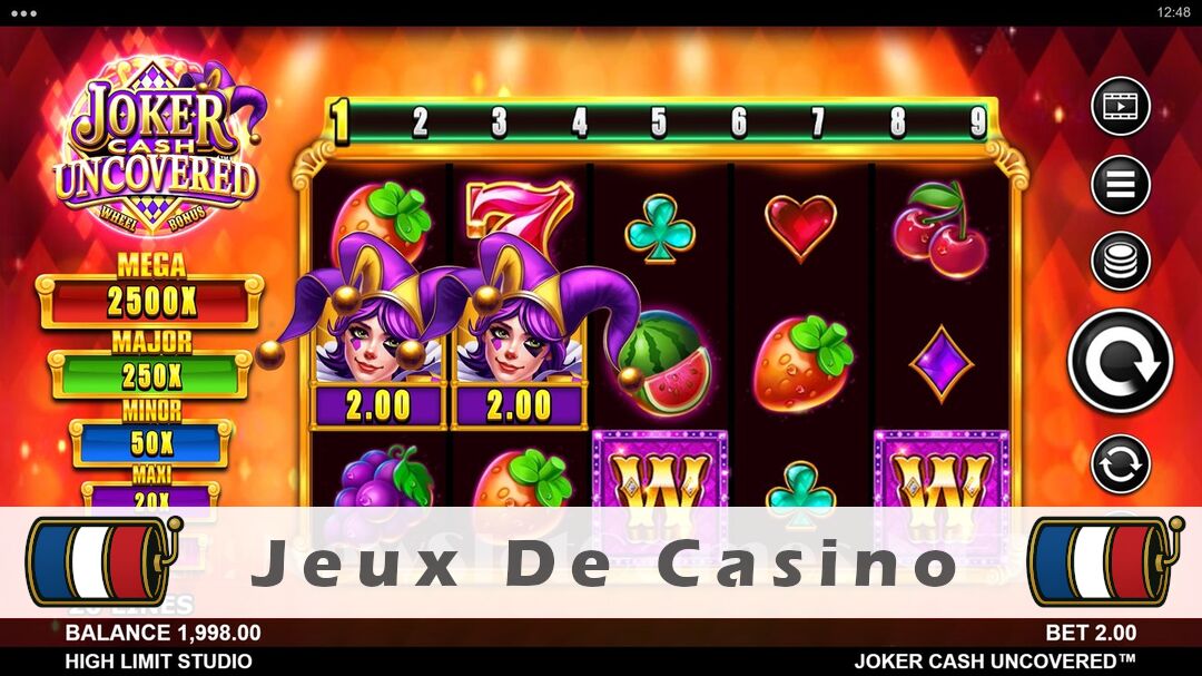 Démo de la machine à sous Joker Cash Uncovered Slot