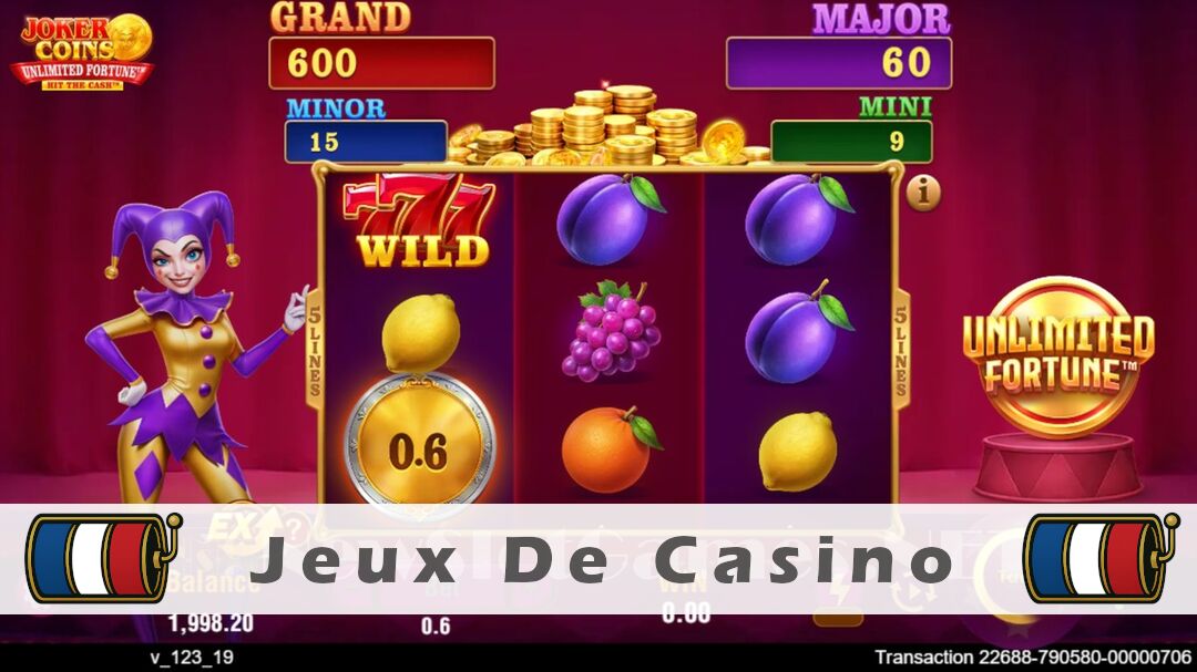 Démo de la machine à sous Joker Coins Unlimited Fortune Slot