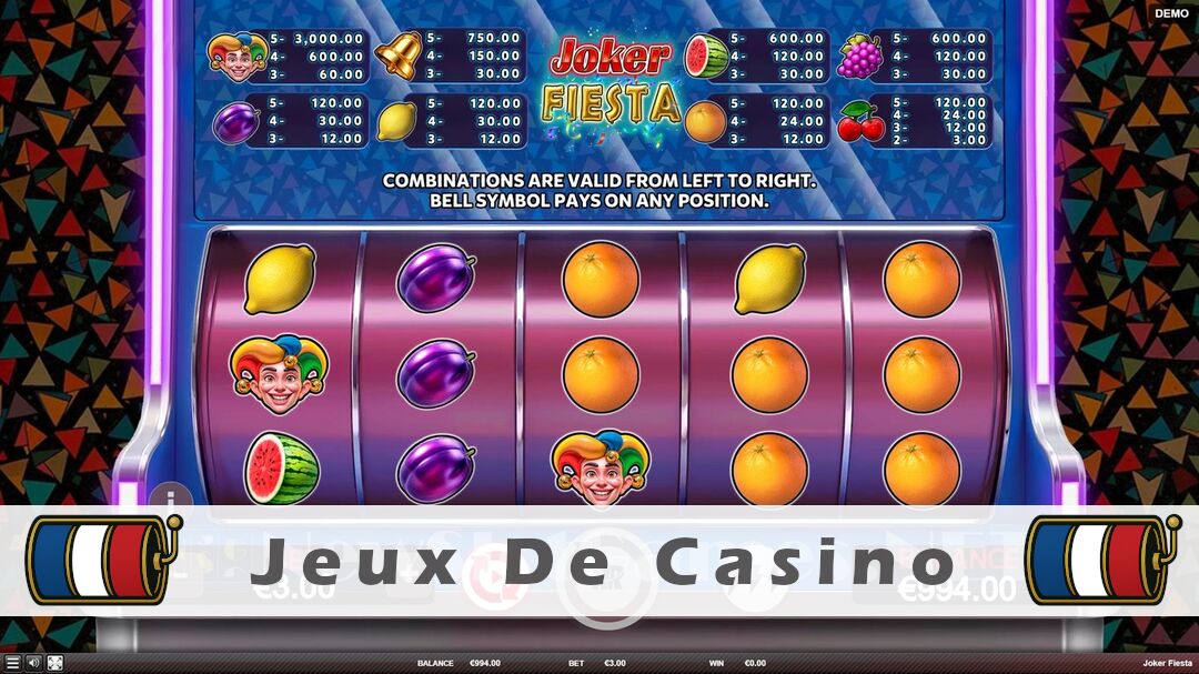 Démo de la machine à sous Joker Fiesta Slot