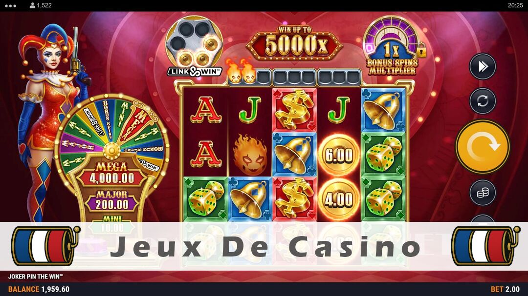 Démo de la machine à sous Joker Pin The Win Link & Win Slot