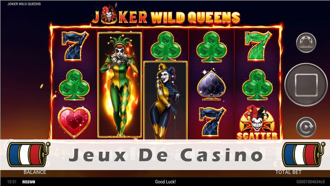 Démo de la machine à sous Joker Wild Queens Slot