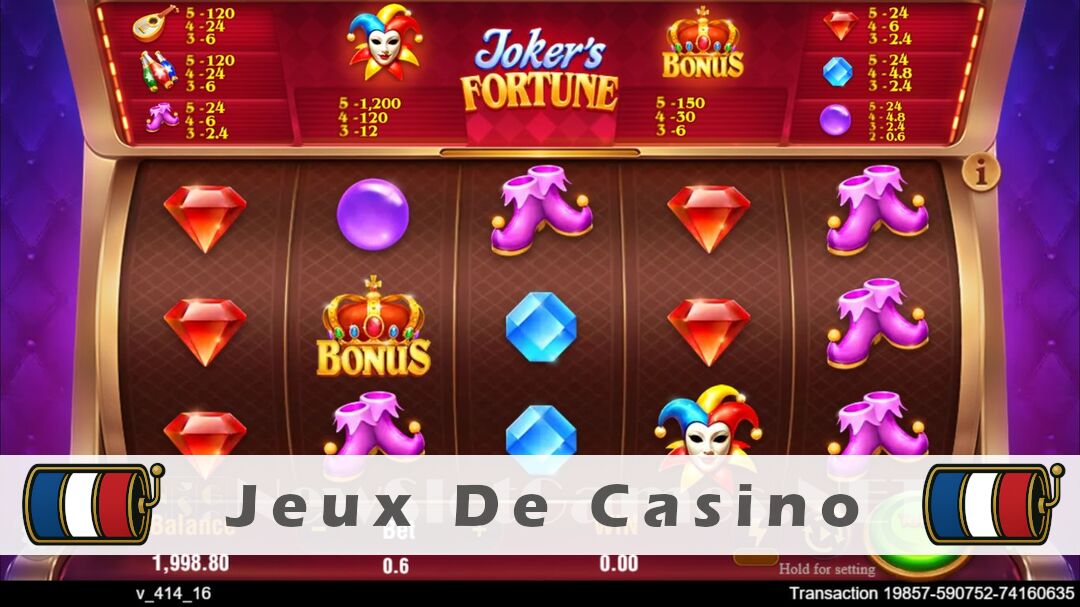 Démo de la machine à sous Jokers Fortune Slot