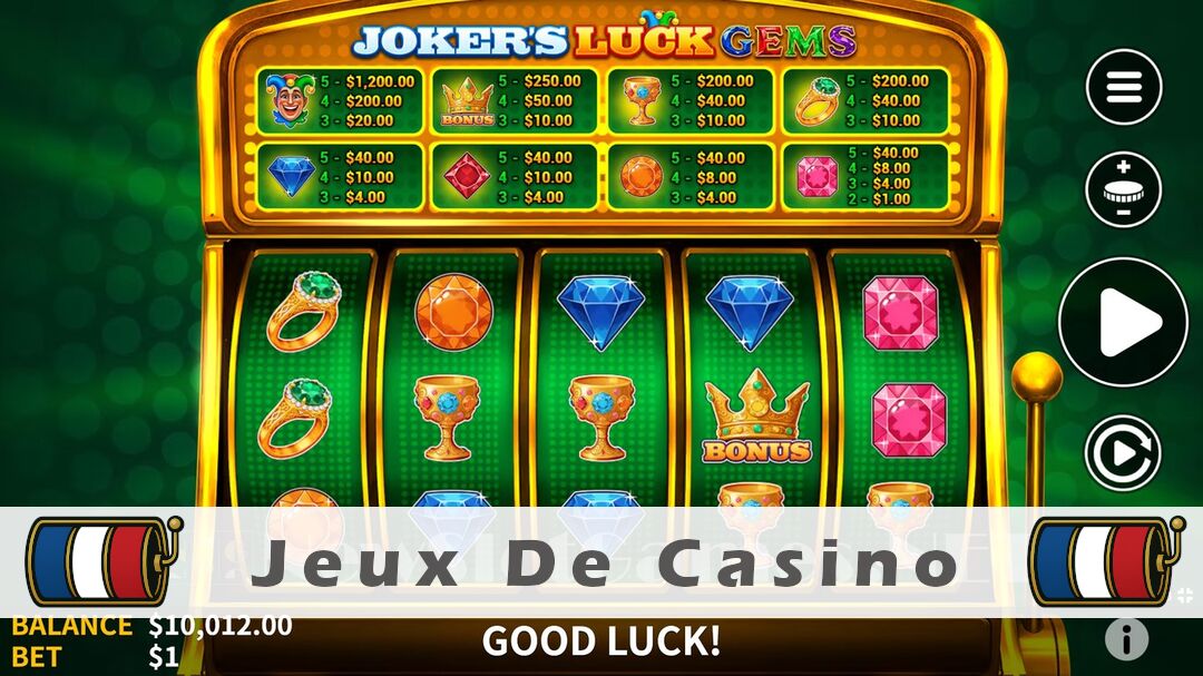 Démo de la machine à sous Jokers Luck Gems Slot