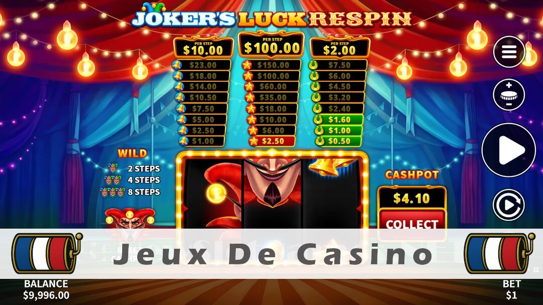 Démo de la machine à sous Jokers Luck Respin Slot