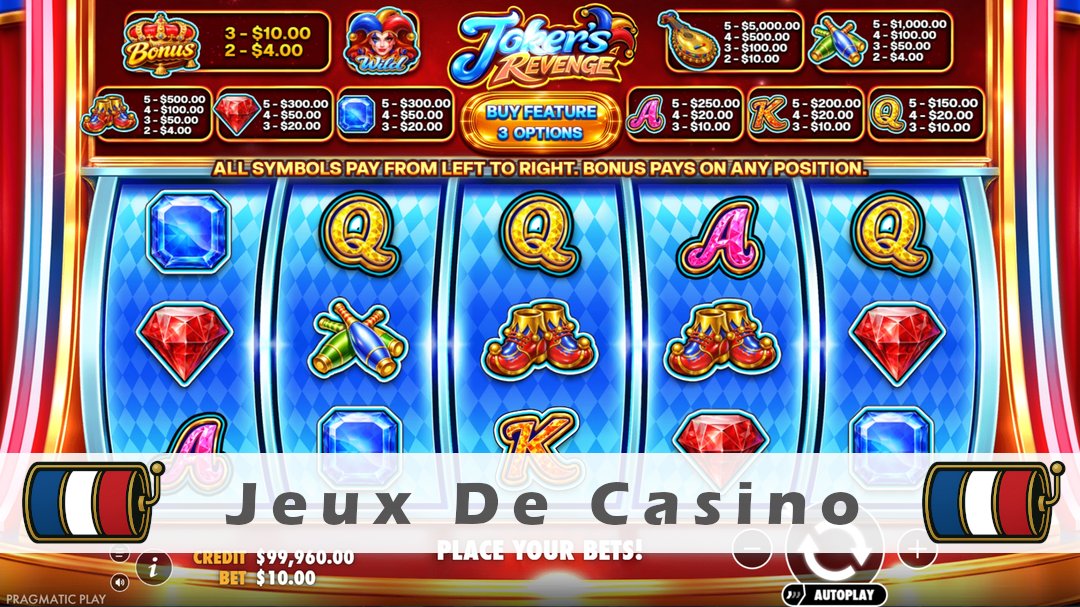Démo de la machine à sous Jokers Revenge Slot