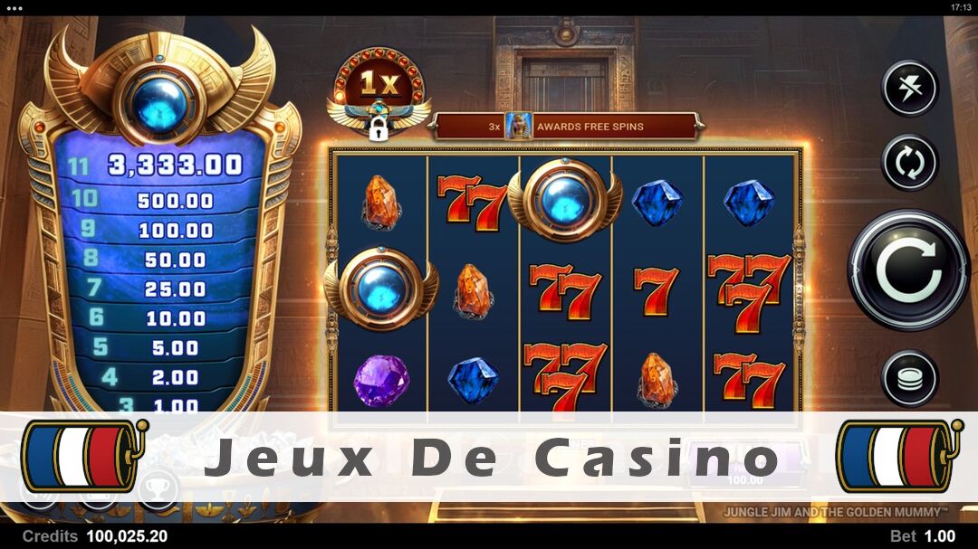 Démo de la machine à sous Jungle Jim and the Golden Mummy Slot