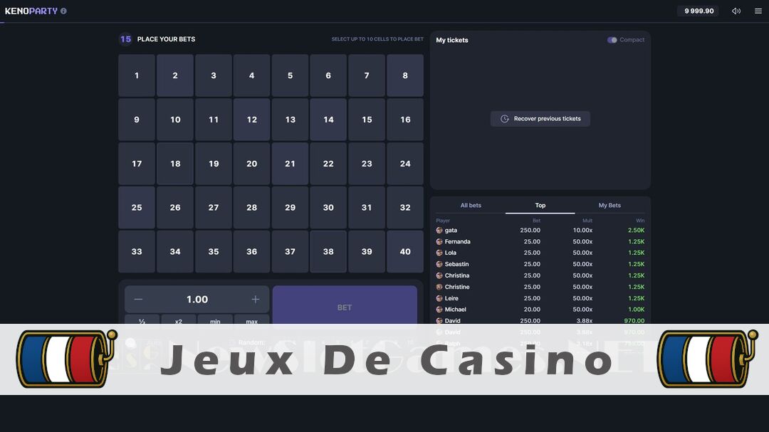 Démo de la machine à sous Keno Party Slot