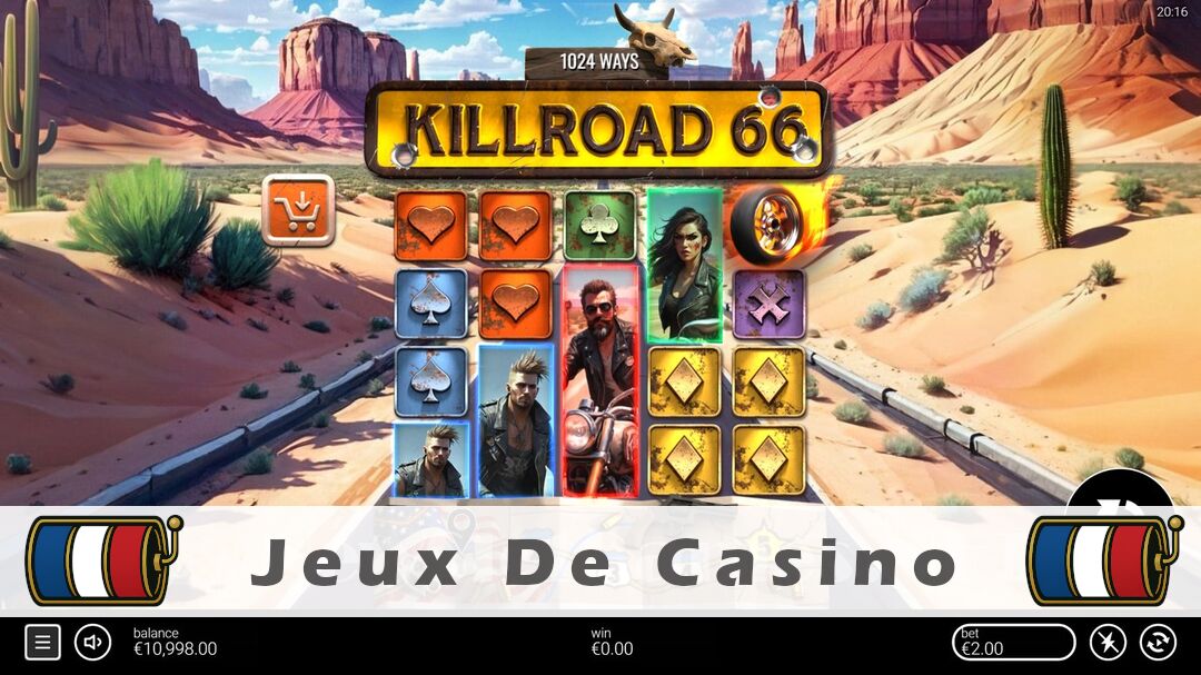 Démo de la machine à sous Killroad 66 Slot