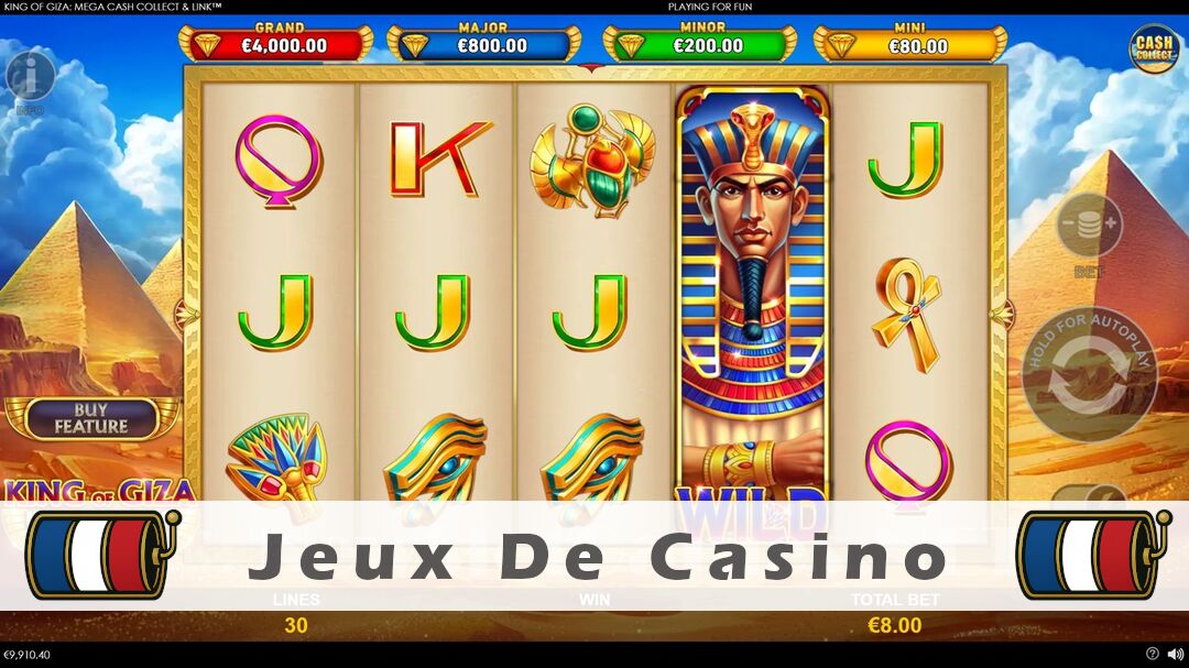 Démo de la machine à sous King of Giza Mega Cash Collect & Link Slot