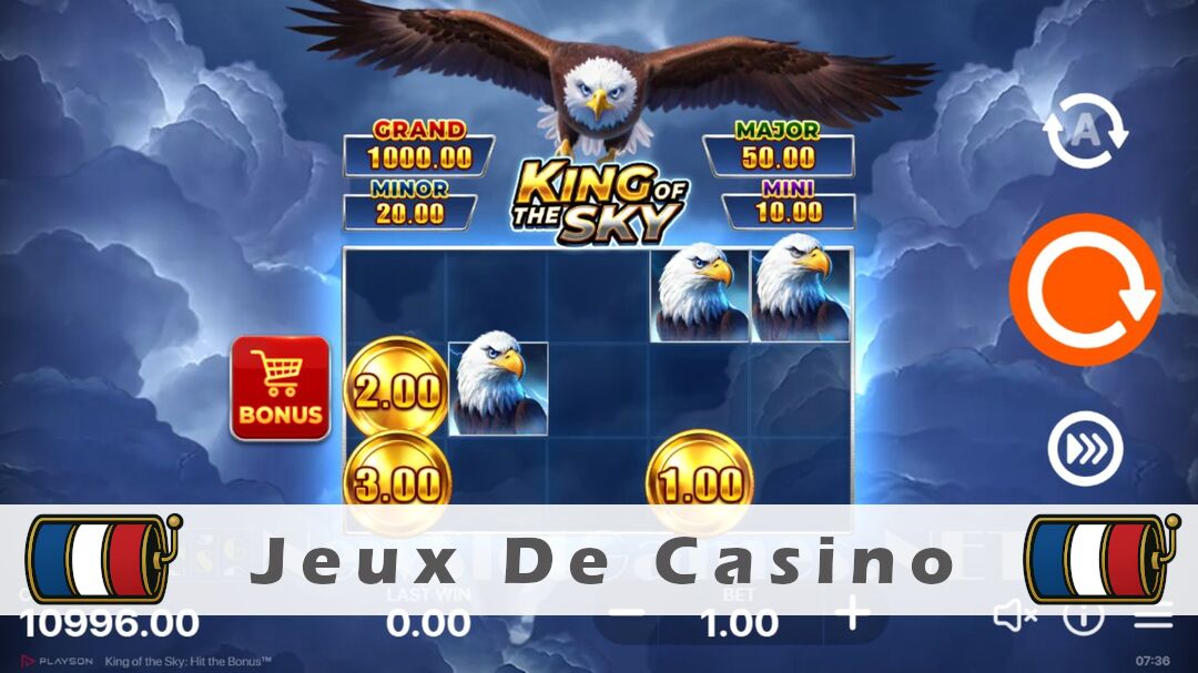 Démo de la machine à sous King of the Sky Hit the Bonus Slot