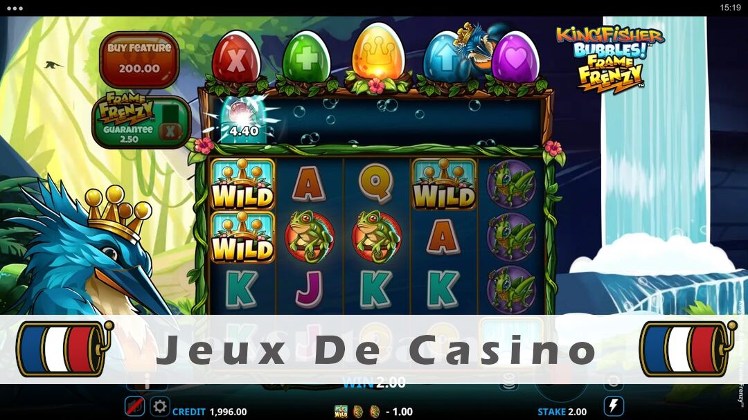 Démo de la machine à sous Kingfisher Bubbles Frame Frenzy Slot