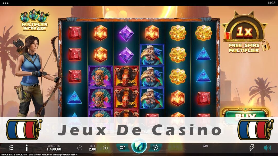 Démo de la machine à sous Lara Croft Fortune of the Eclipse MultiChase Slot