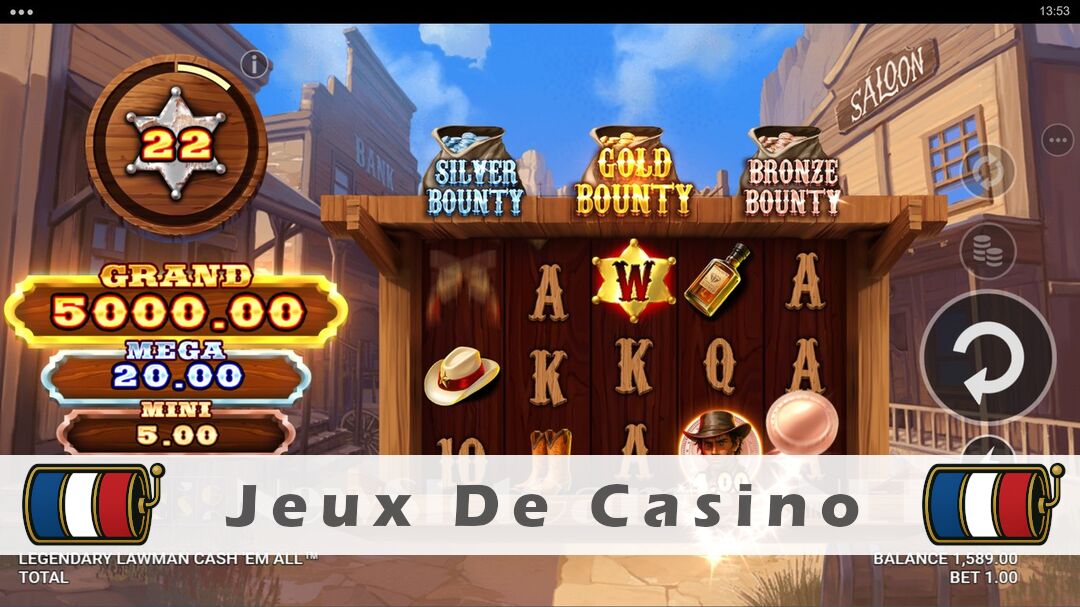 Démo de la machine à sous Legendary Lawman Cash Em All Slot