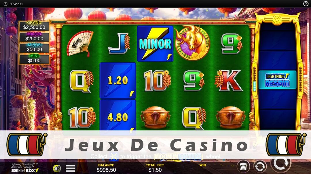 Démo de la machine à sous Lightning ShenLong 2 Maximum Boltage Slot