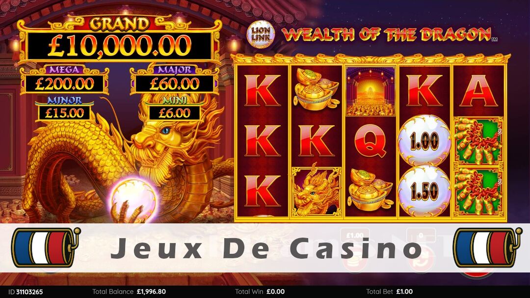 Démo de la machine à sous Lion Link Wealth of the Dragon Slot