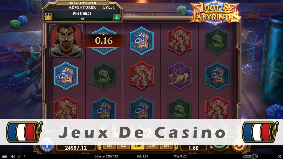 Démo de la machine à sous Loot & Labyrinths Slot