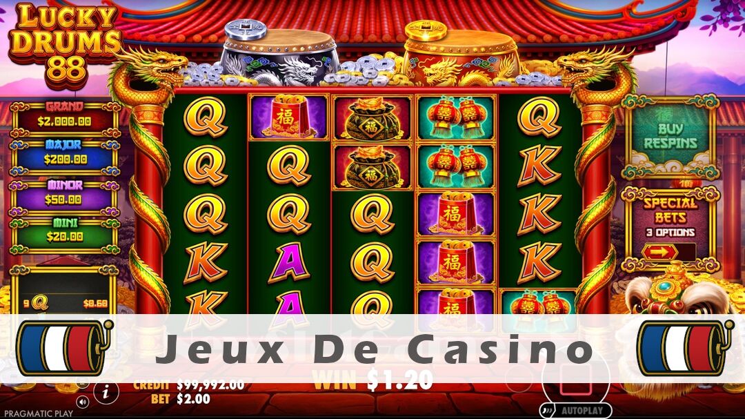 Démo de la machine à sous Lucky Drums 88 Slot