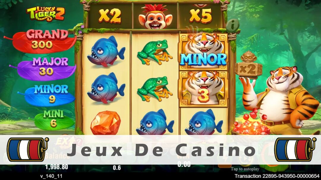 Démo de la machine à sous Lucky Tiger 2 Slot