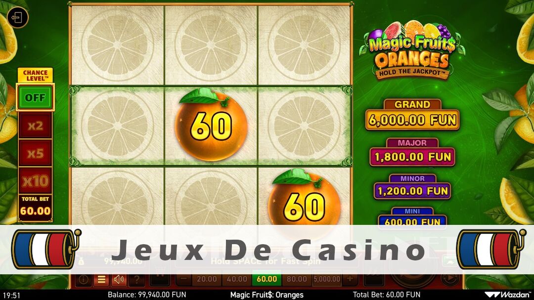 Démo de la machine à sous Magic Fruit$ Oranges Slot