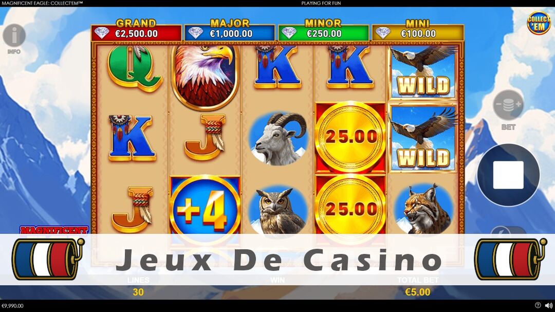 Démo de la machine à sous Magnificent Eagle Collect Em Slot