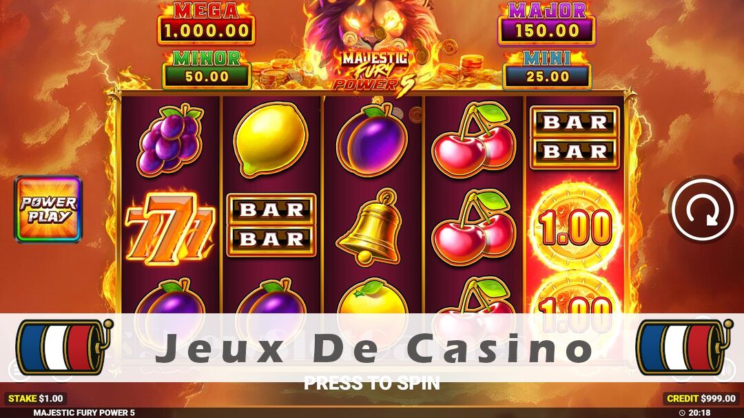 Démo de la machine à sous Majestic Fury Power 5 Slot