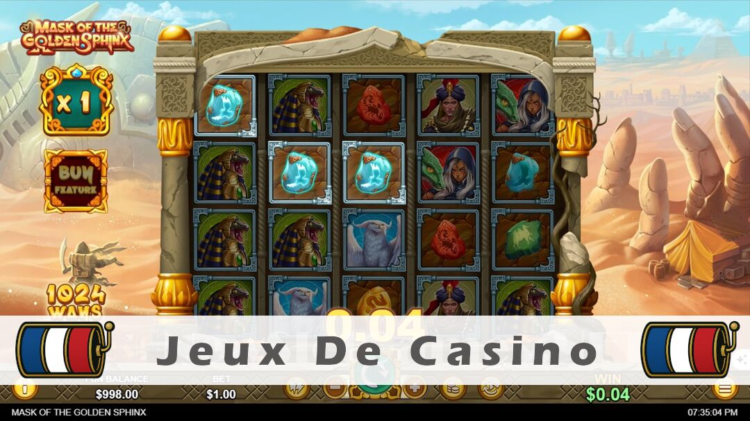 Démo de la machine à sous Mask of the Golden Sphinx Slot