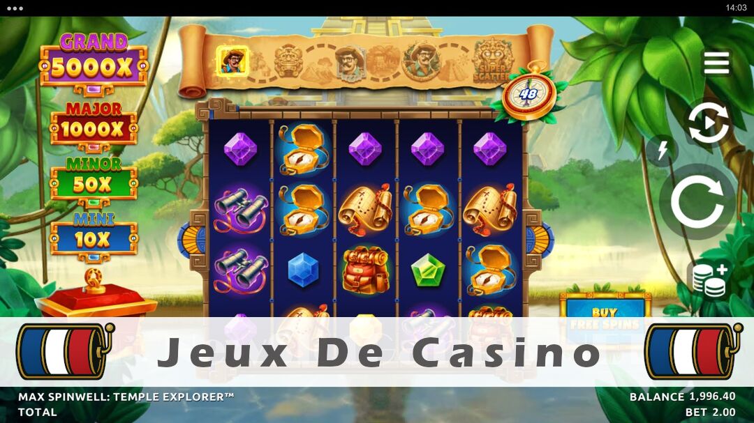 Démo de la machine à sous Max Spinwell Temple Explorer Slot