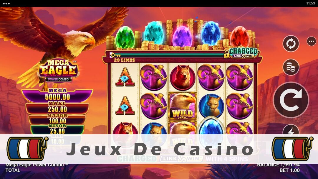 Démo de la machine à sous Mega Eagle Power Combo Slot