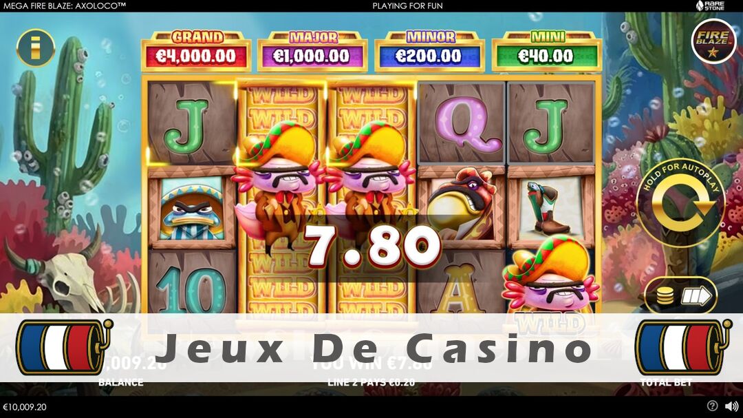 Démo de la machine à sous Mega Fire Blaze Axoloco Slot
