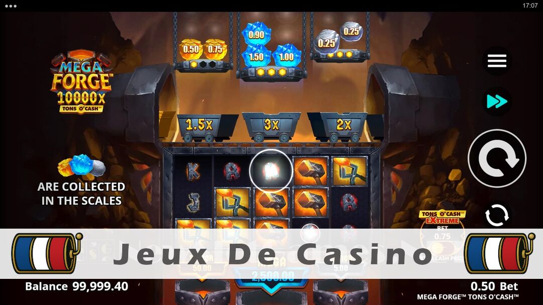 Démo de la machine à sous Mega Forge Tons OCash Slot