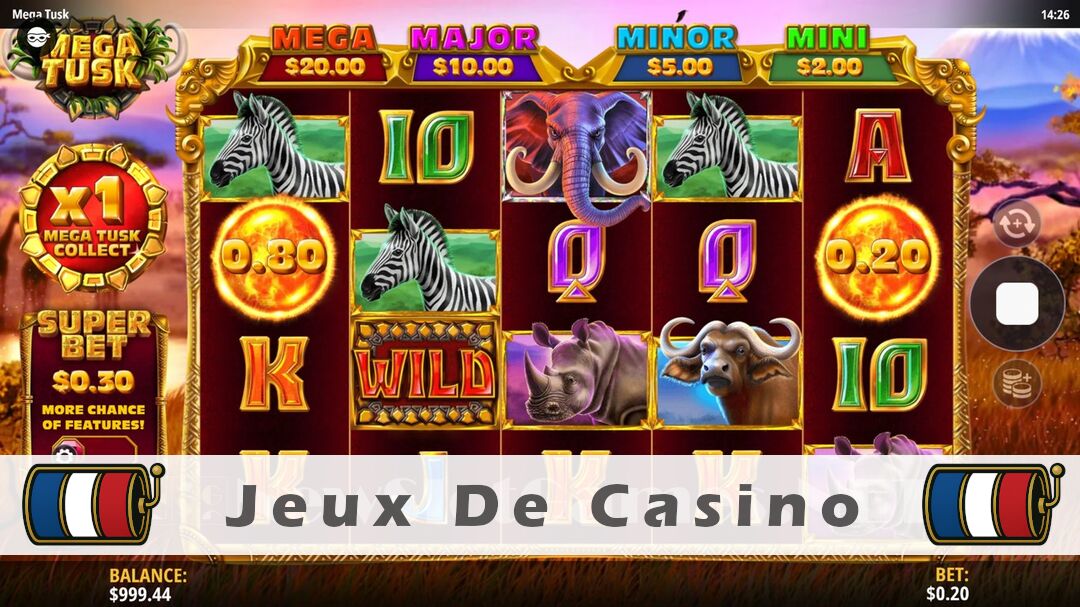 Démo de la machine à sous Mega Tusk Slot
