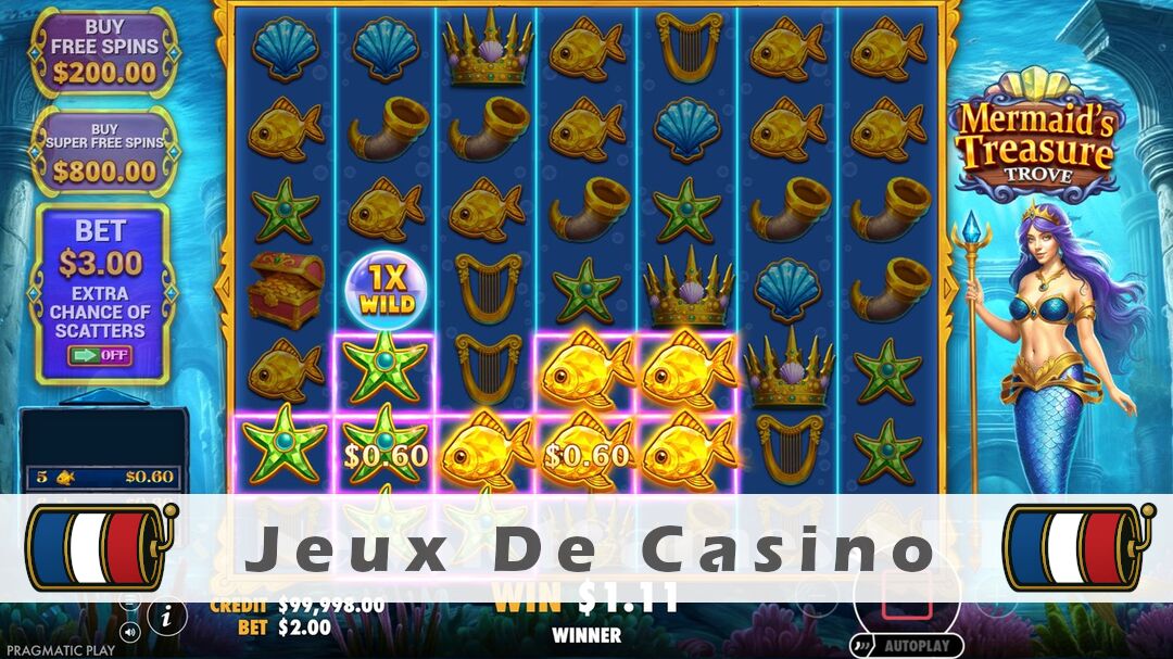 Démo de la machine à sous Mermaids Treasure Trove Slot