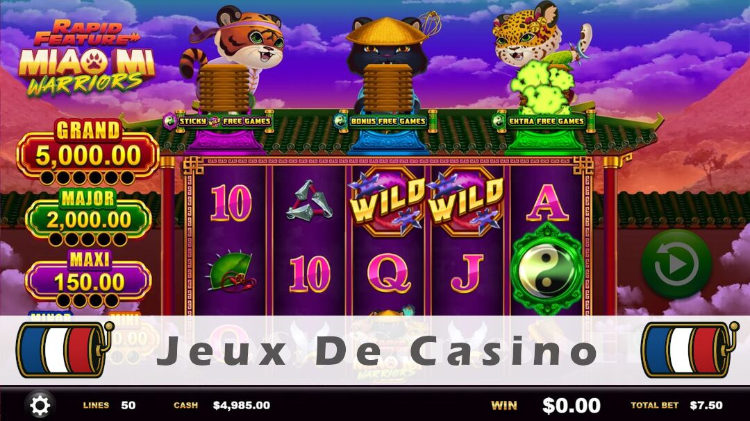 Démo de la machine à sous Miao Mi Warriors Slot